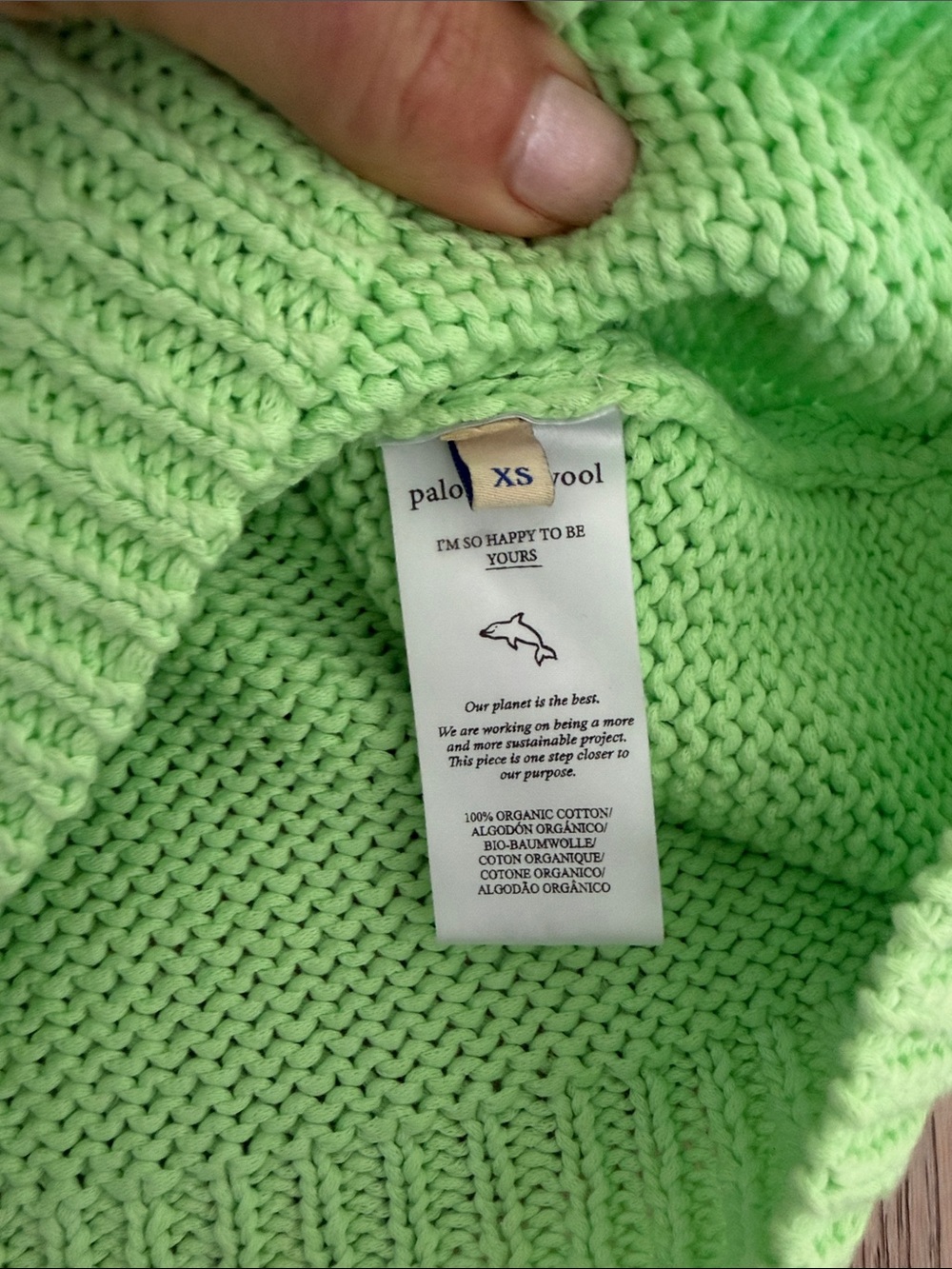 Paloma Wool Lime Green Knit Tube Top - Picture 3 of 3